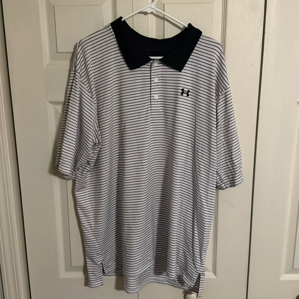 XXL Under Armour gold polo